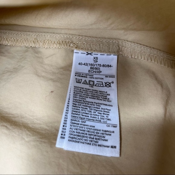 Gap Drawstring Khaki Skirt Size XS - Picture 5 of 7